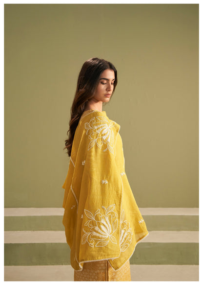 Nadira Amber Embroidered Cotton Lawn Suit Set