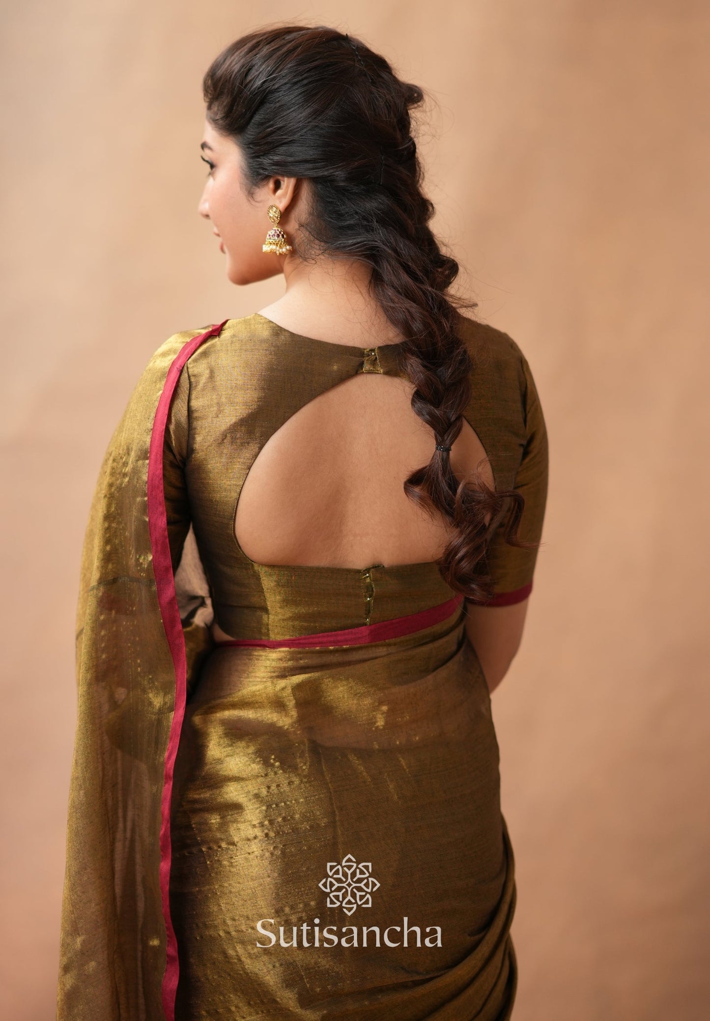 Dhiyona SS Woven Poetry Artisanal Handloom Tissue Cotton Saree
