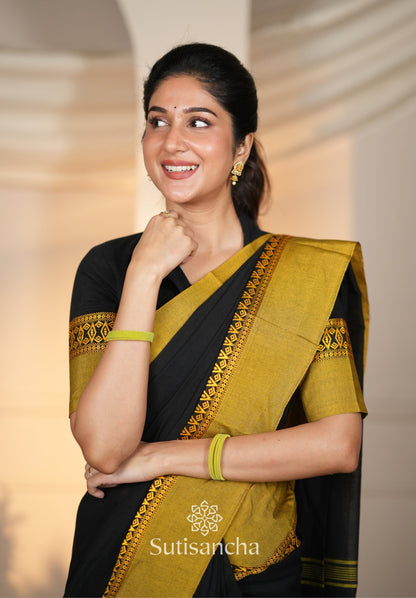 Dhiyona SS Timeless Weave Bengal Cotton Saree by Sutisancha