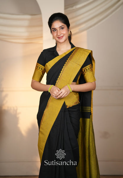 Dhiyona SS Timeless Weave Bengal Cotton Saree by Sutisancha