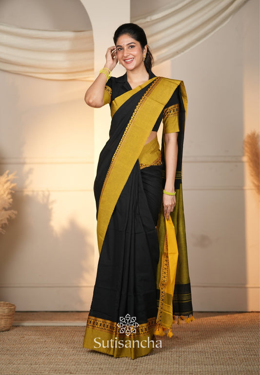Dhiyona SS Timeless Weave Bengal Cotton Saree by Sutisancha