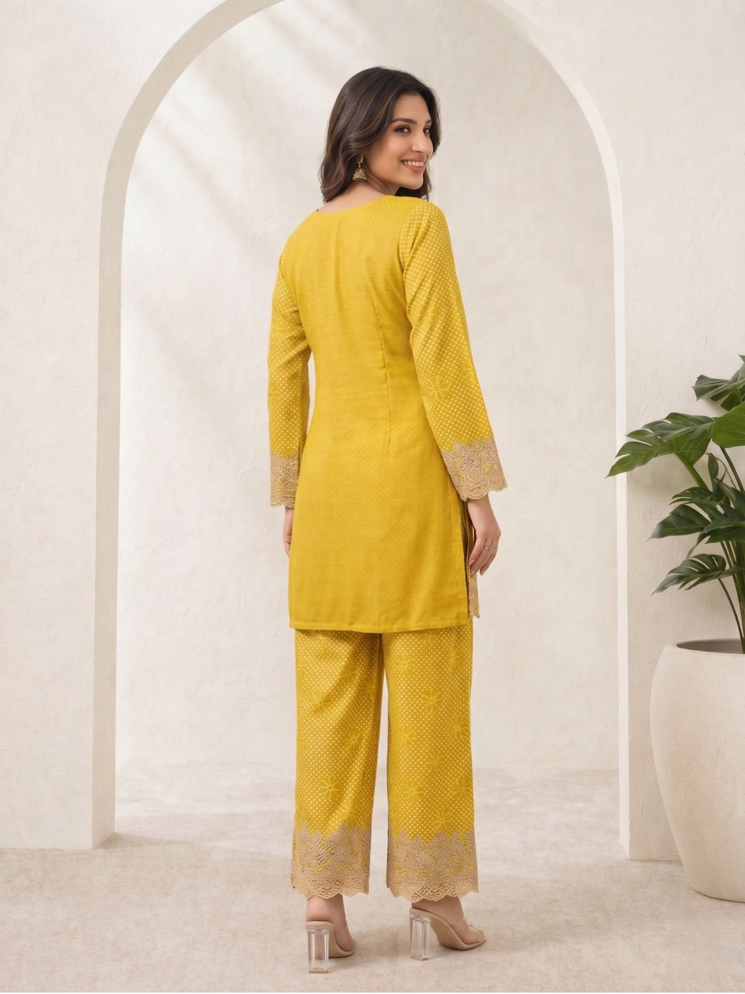 Zarkash Amber Full Work Suit Set