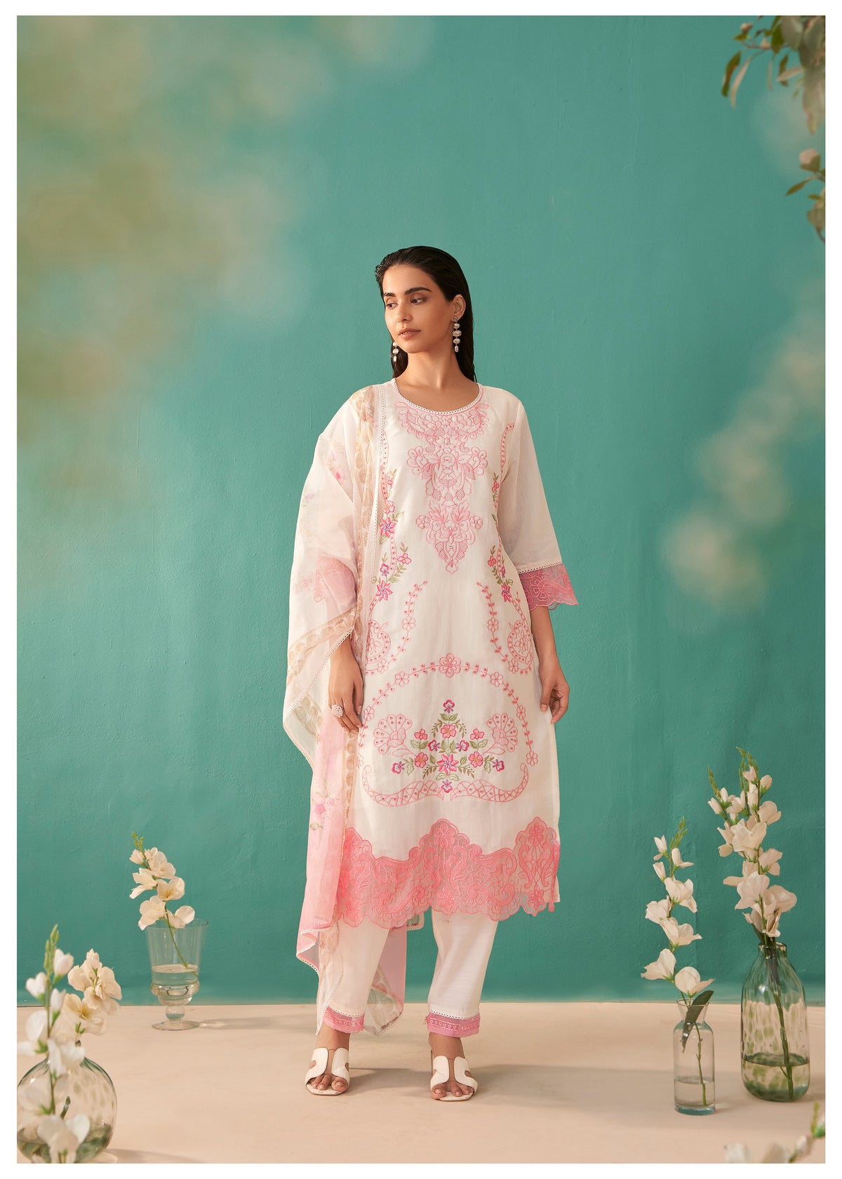 Nadira Angel Embroidered Lawn Suit Set