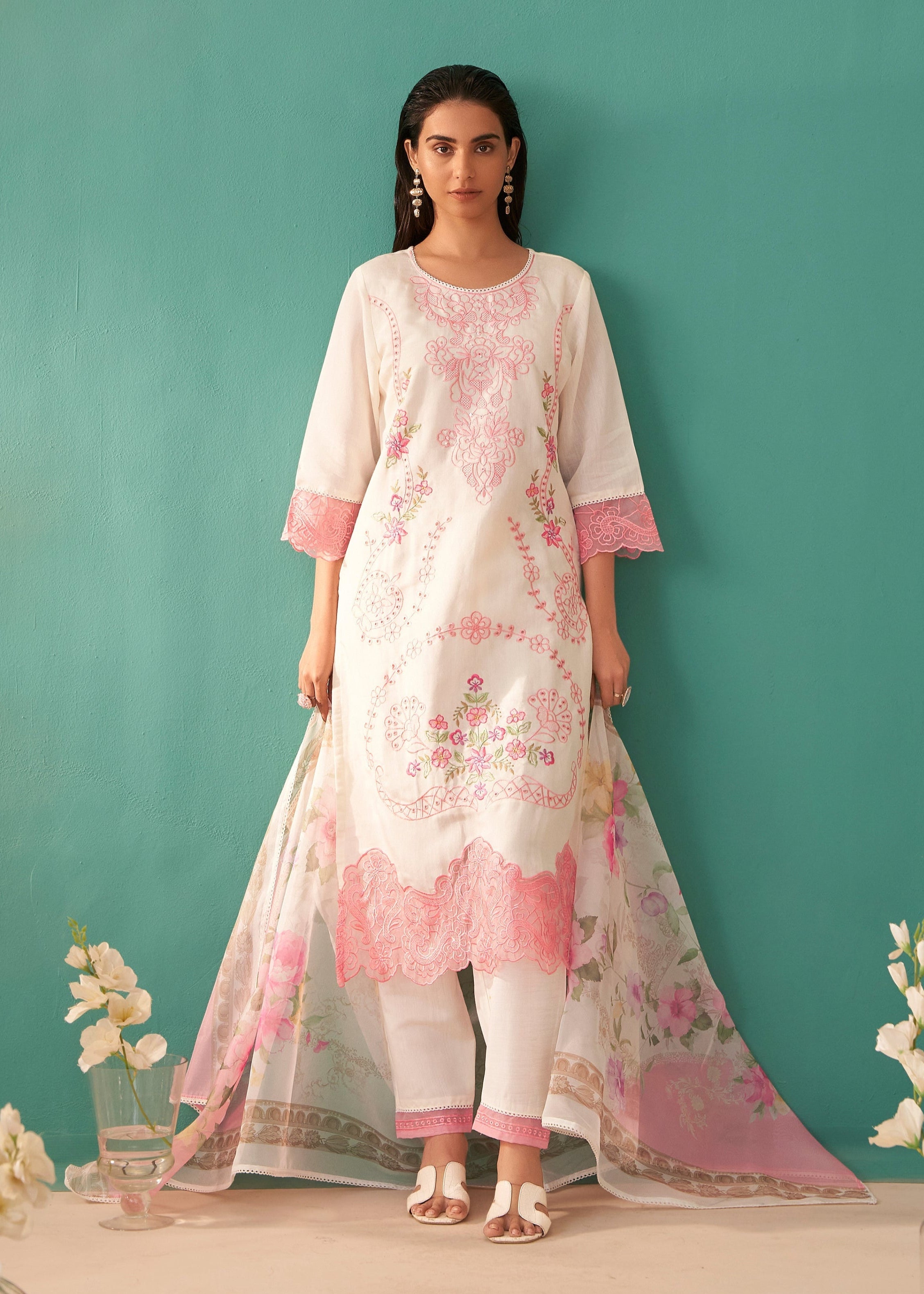 Nadira Angel Embroidered Lawn Suit Set