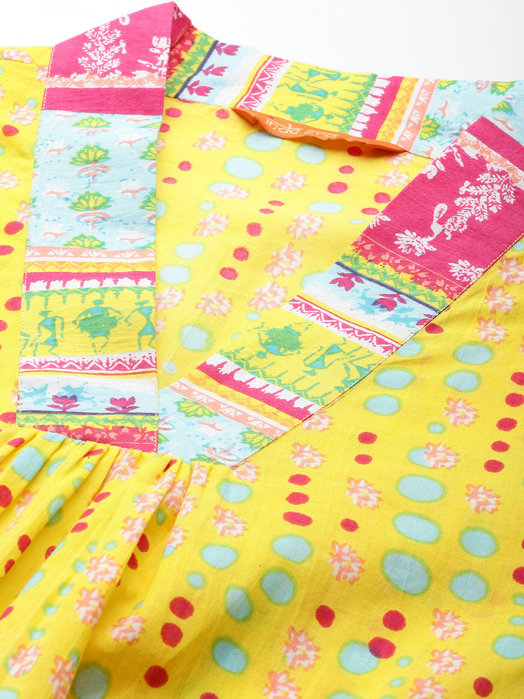 Printed Pure Cotton Kurta with Trousers