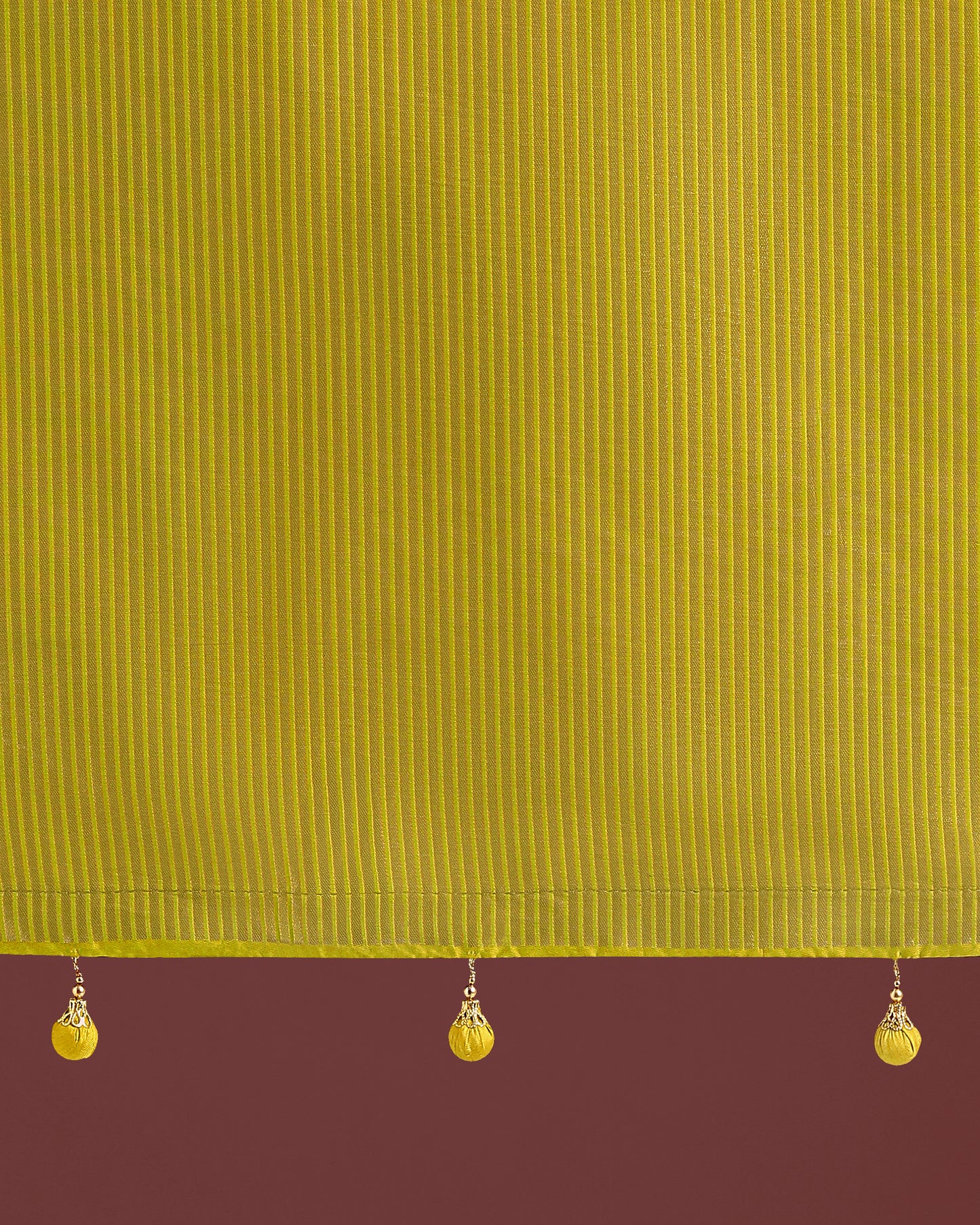 Dhiyona MJ Banarasi Silk Parrot Green Zaal Pattern Traditional Saree