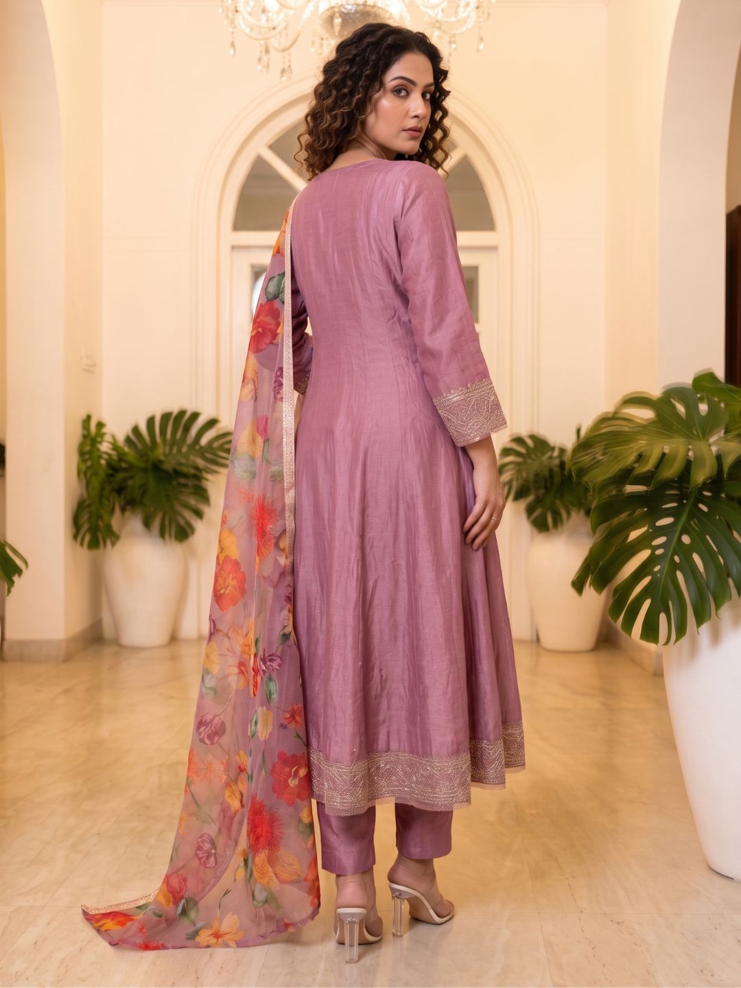 Shanti Salmon Full Work Suit Set