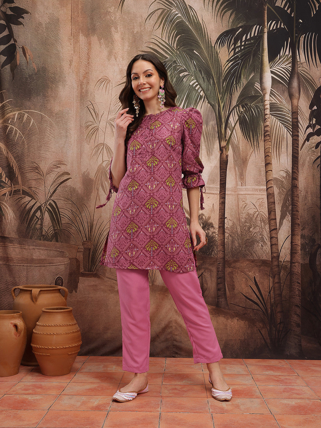 Ethnic Motifs Print Kurta with Trousers