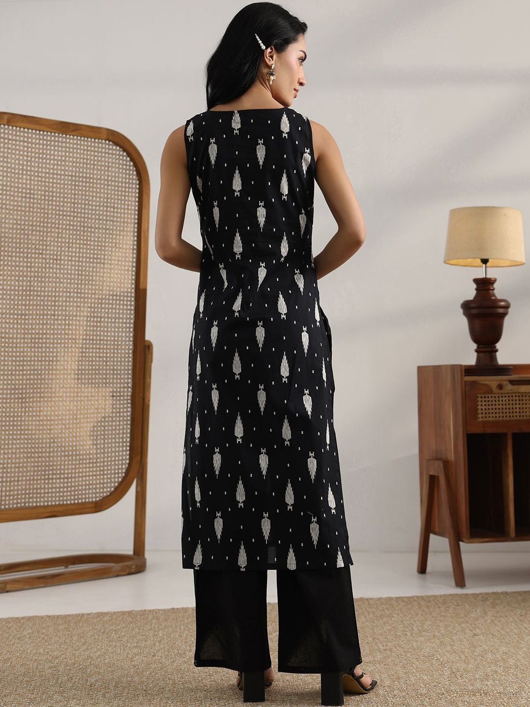 Women Ethnic Motifs Printed Regular Kurta with Palazzos