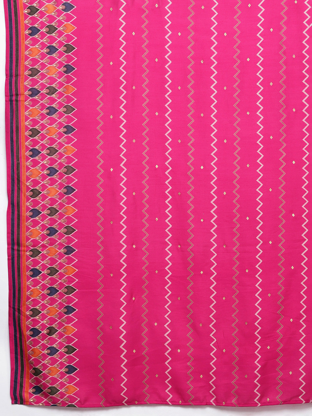 Women Ethnic Motifs Yoke Design Gotta Patti Kurta with Trousers & With Dupatta