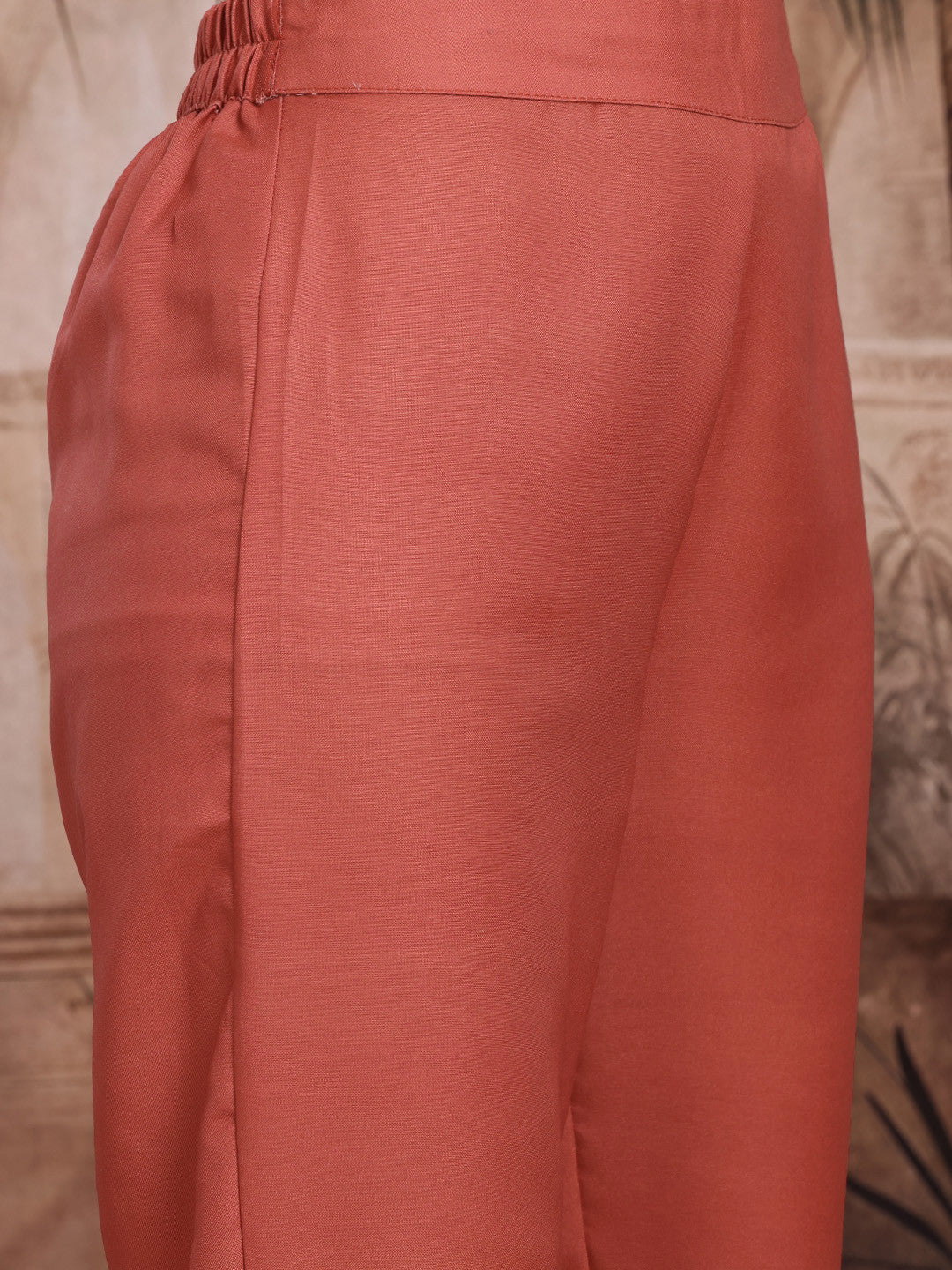 Ethnic Motifs Print Straight Kurta with Trousers