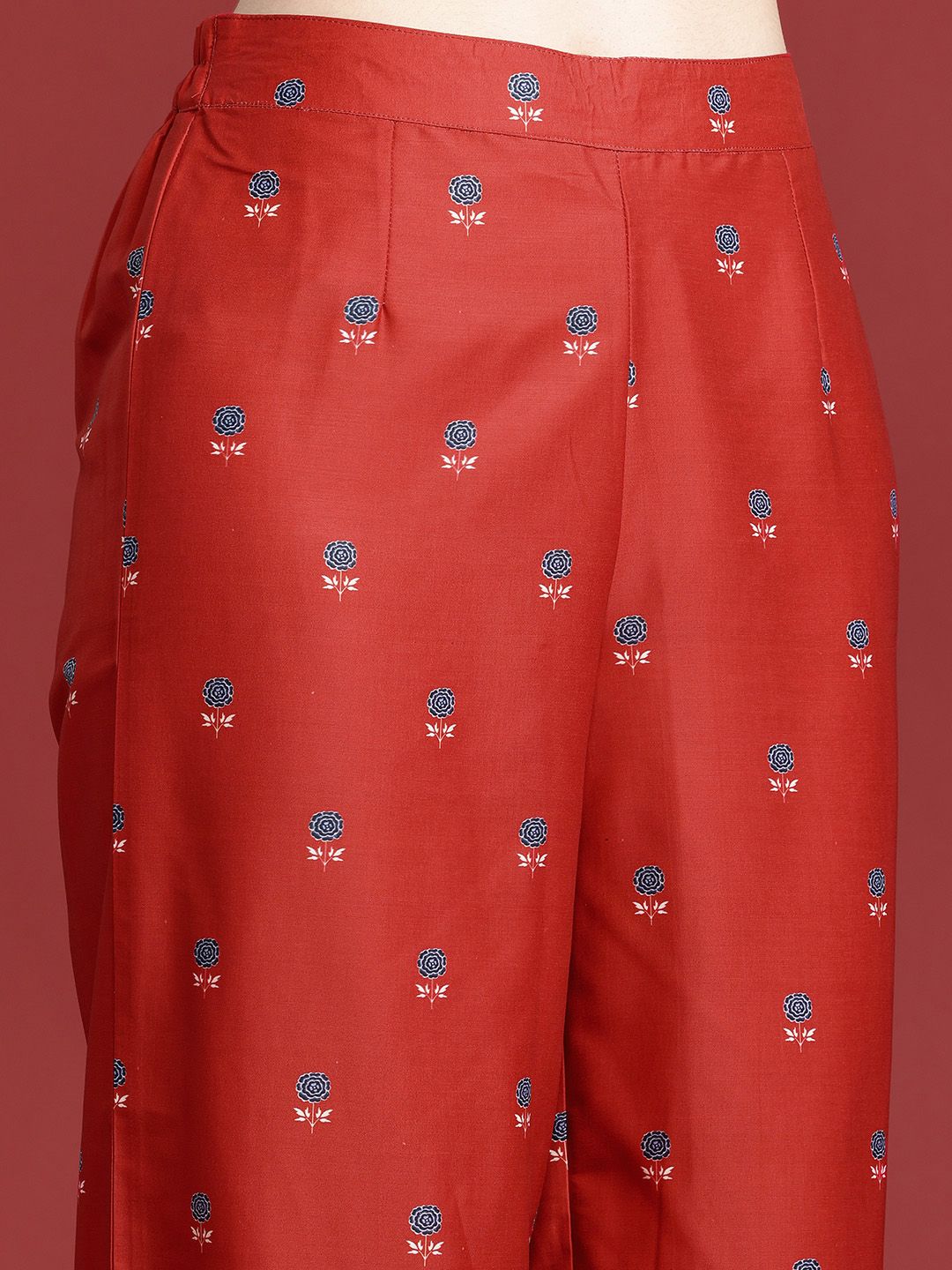 Dhiyona AN Ethnic Motifs Printed Kurta with Sharara & With Dupatta