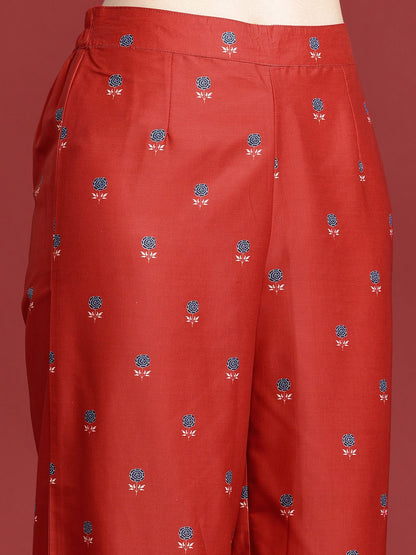 Dhiyona AN Ethnic Motifs Printed Kurta with Sharara & With Dupatta