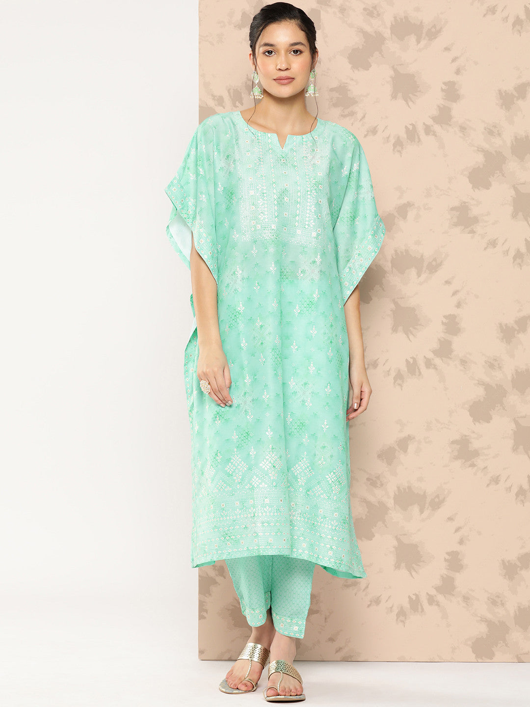 Ethnic Motifs Printed Regular Kurta with Trousers