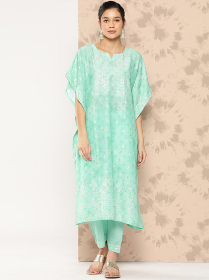 Ethnic Motifs Printed Regular Kurta with Trousers