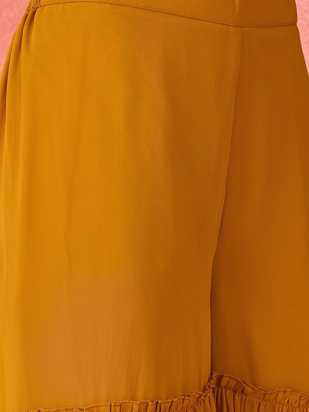 Dhiyona SN Floral Embroidered V-neck Straight Kurta With Sharara And Dupatta
