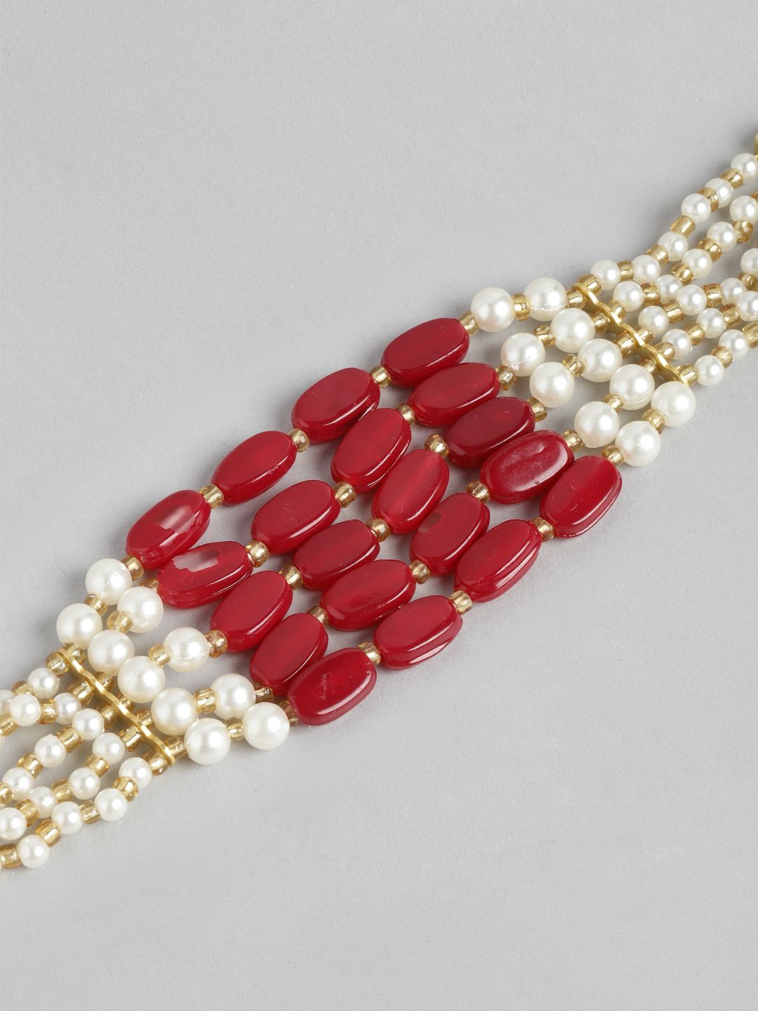 Dhiyona Unisex Set of 2 Beaded Bhai Bhabhi Rakhis With Roli & Chawal