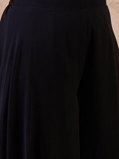 Dhiyona IN Women Embroidered Kurta with Sharara & Dupatta