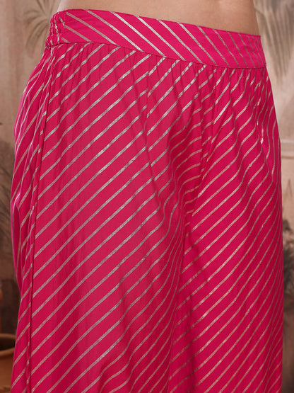 Ethnic Motifs Printed Regular Kurta with Salwar