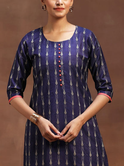 Women Ethnic Motifs Printed Regular Kurta with Dhoti Pants & With Dupatta