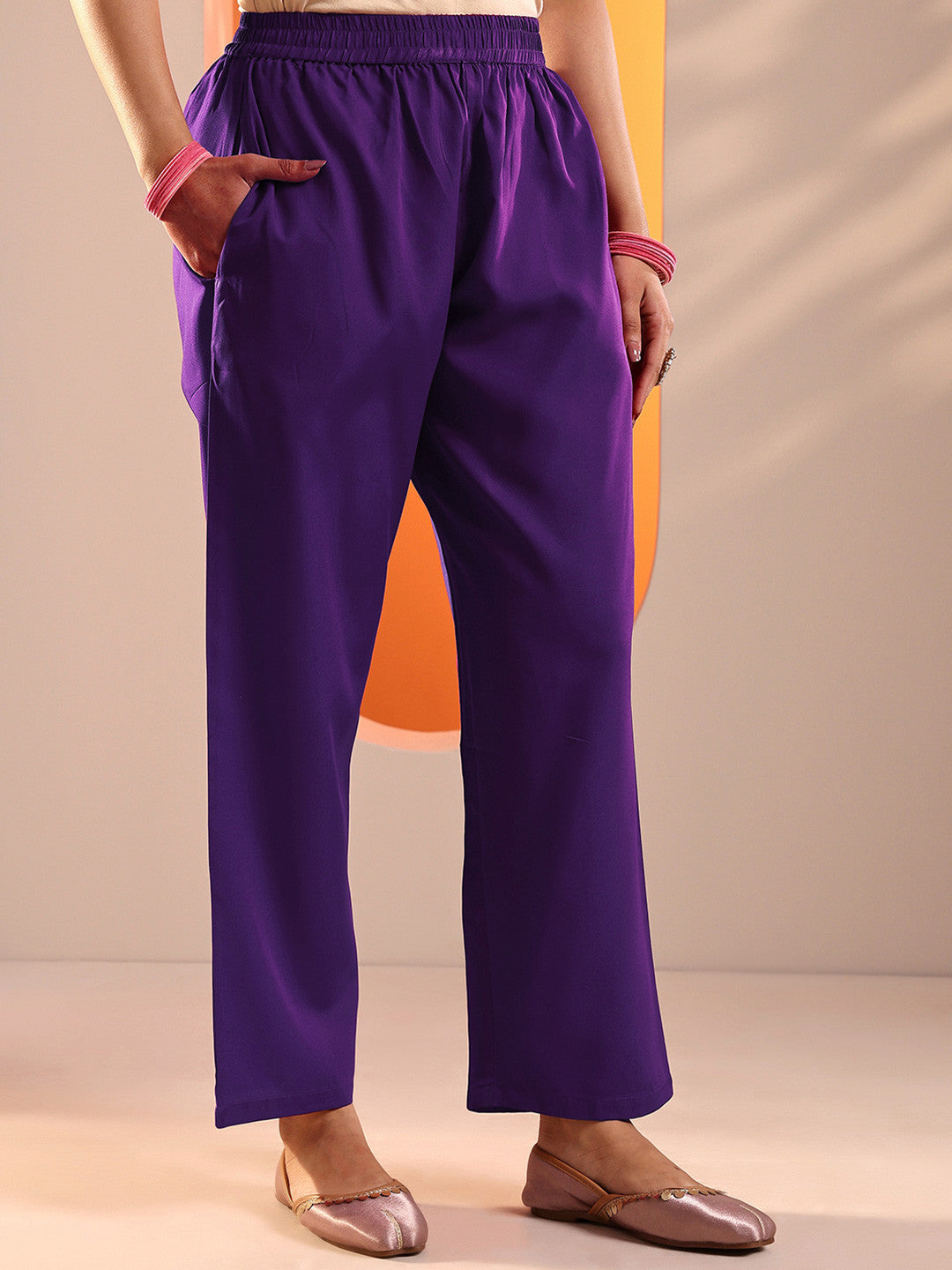 Women Bandhani Printed Regular Kurta with Trousers & Dupatta