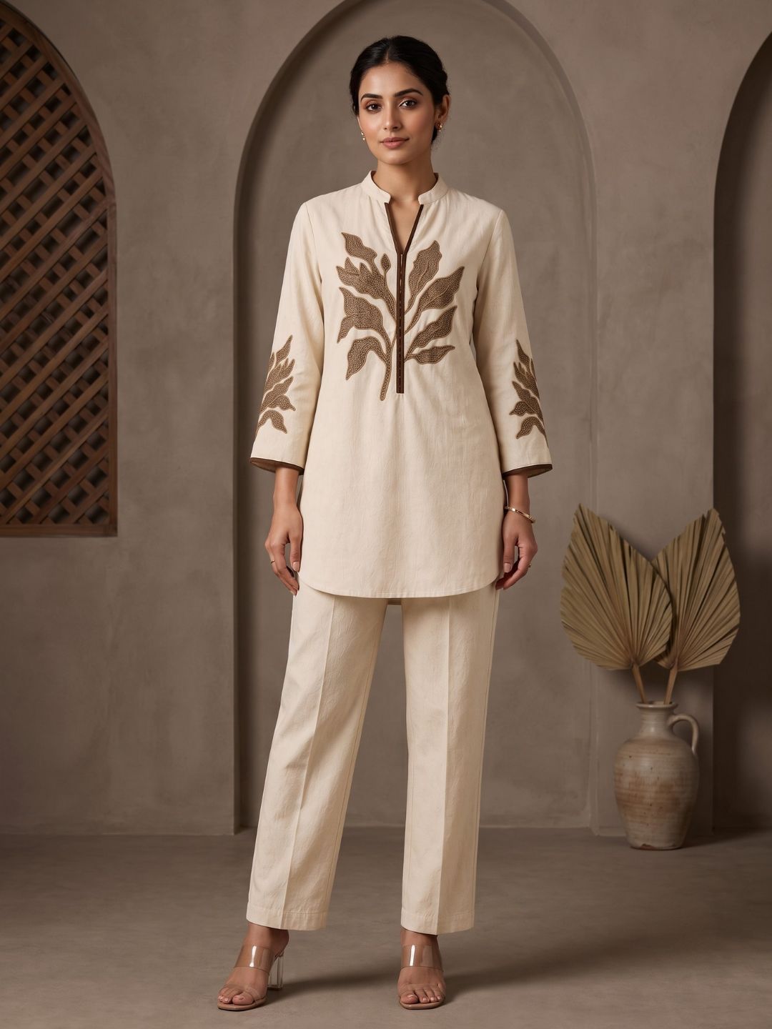 Drona Cosmic Embroidery Co-ord Set