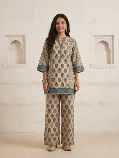 Swades Cosmic Printed Cotton Co-ord Set