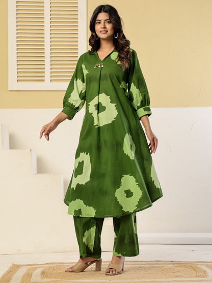 Poppi Fern Printed Cotton Co-ord Set