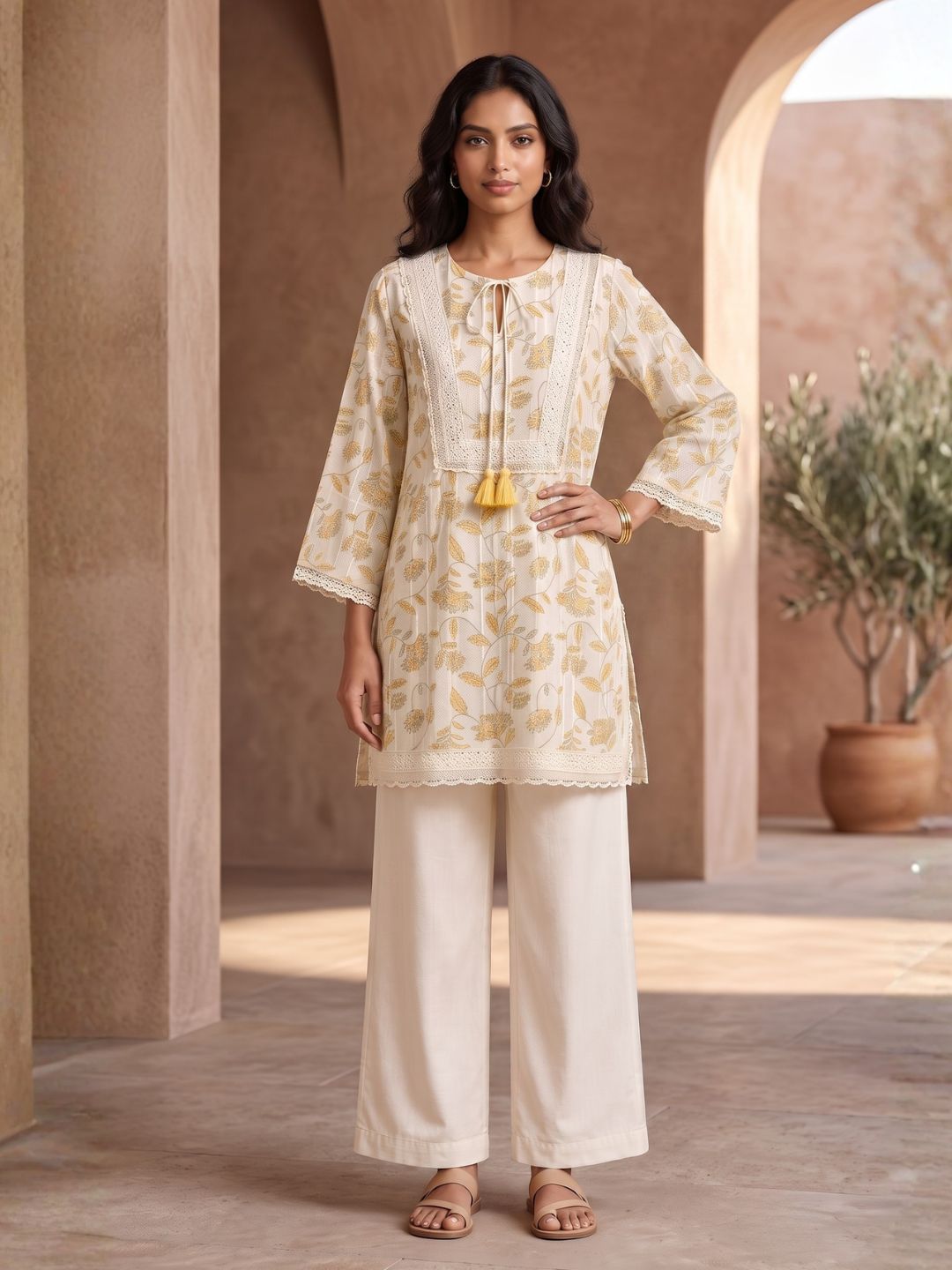 Swades Dijon Cotton Co-Ord Set