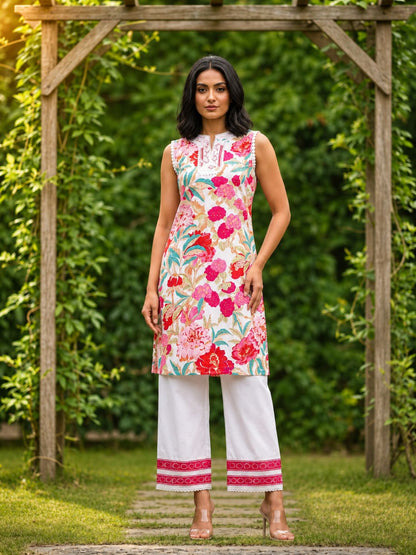 Tashvika Vibrant Cotton Co-ord Set