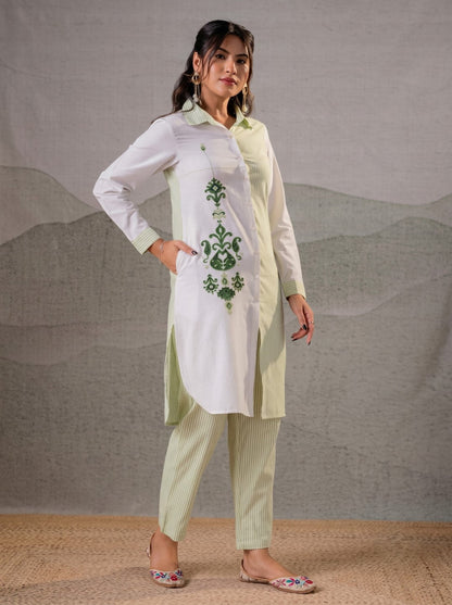 Param fern cotton co-ord set