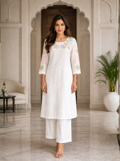 Sahiba Angel Embroidery Kurta Pant Set