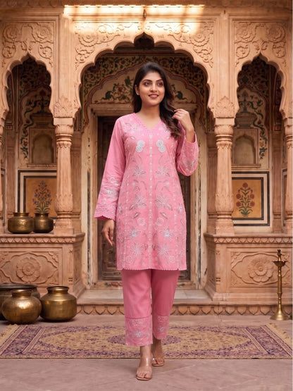 Ayat Punch Full Embroidery Lawn Co-ord Set
