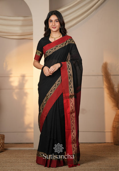 Dhiyona SS The Weaver's Touch: Pure Bengal Cotton Saree with Timeless Appeal