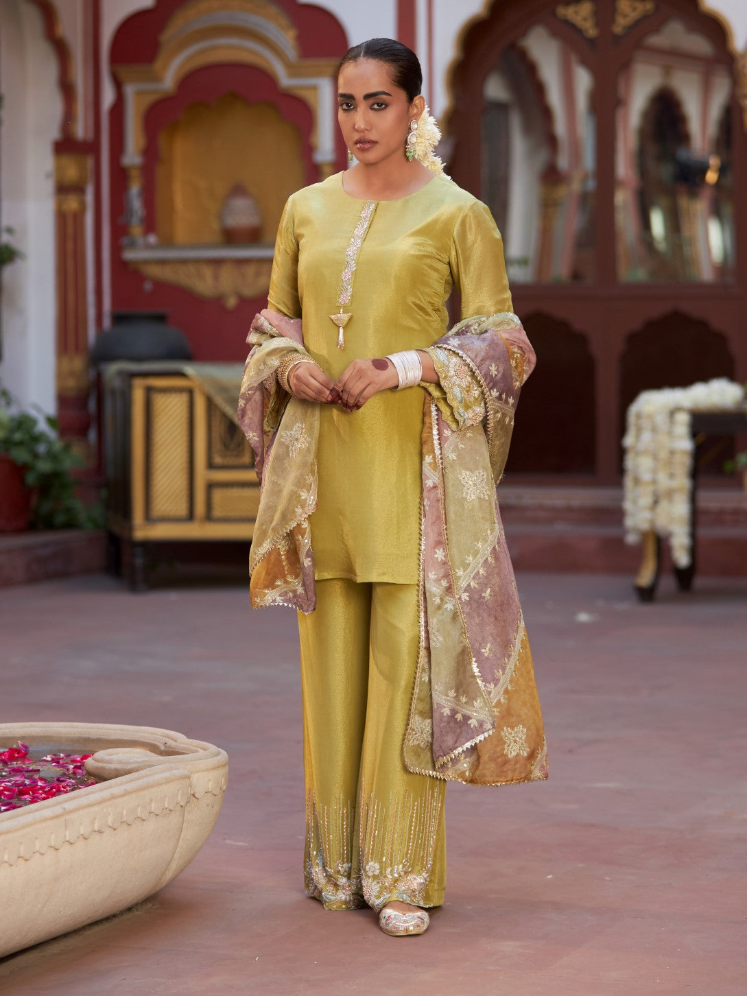 Mihika sand full work suit set