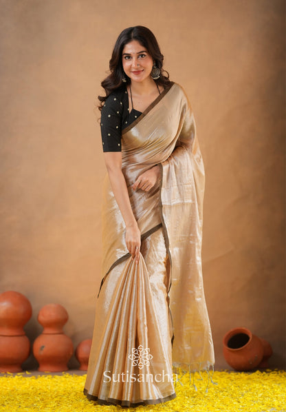 Dhiyona SS Ivory Gold Horizon – Flowing with Regal Charm