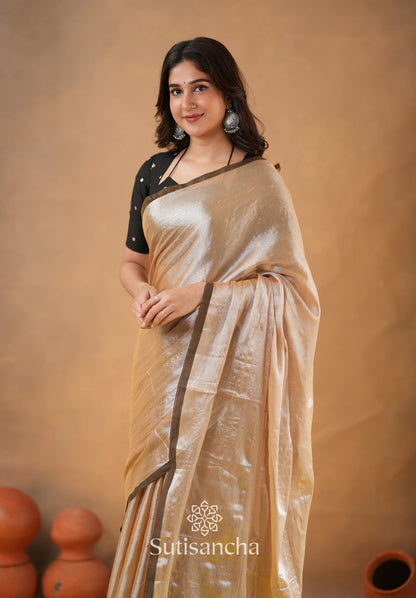Dhiyona SS Ivory Gold Horizon – Flowing with Regal Charm