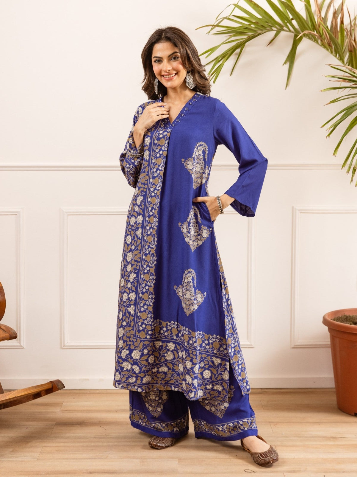 Karen Twilight printed cotton Kurta pant set