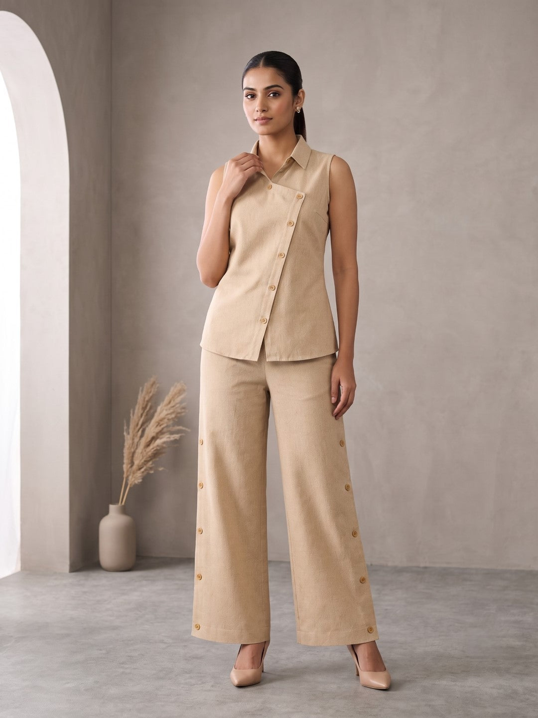 Prisha cedar cotton co-ord set