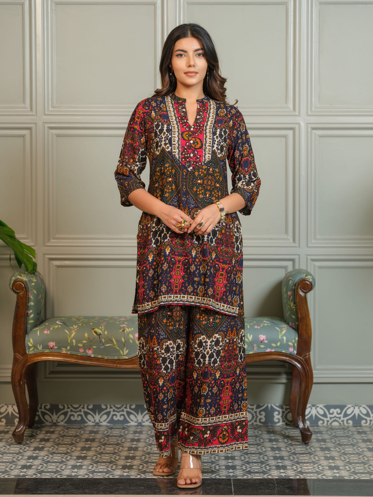 Tashvika Walnut Printed co-ord set
