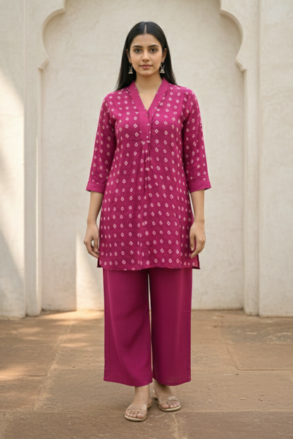 Midushi Rose Co-ord Set