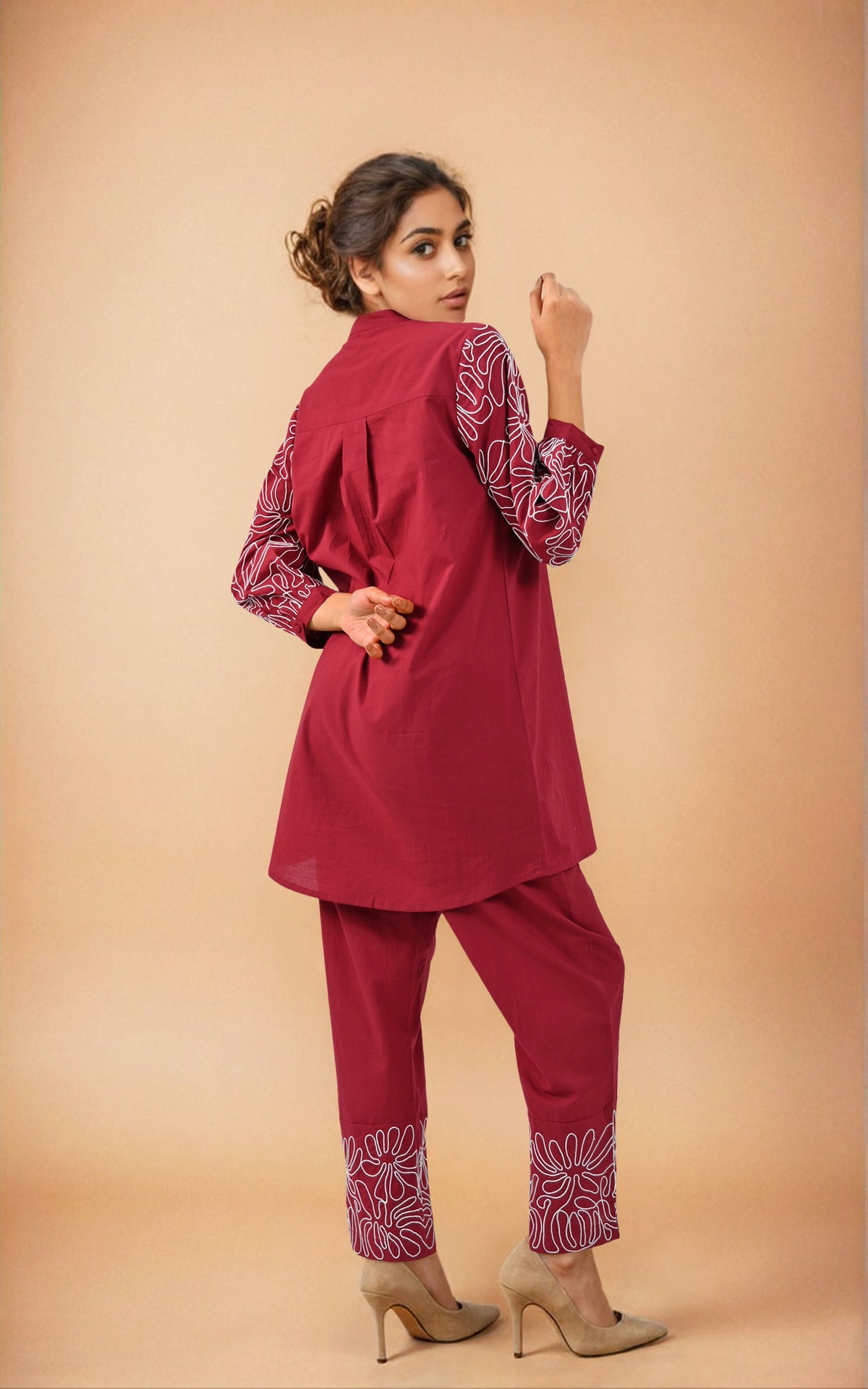 Ubud Jam Embroidery Cotton Co-ord Set