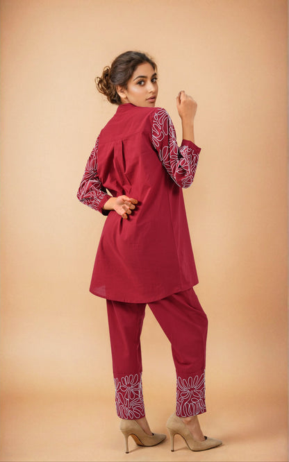Ubud Jam Embroidery Cotton Co-ord Set