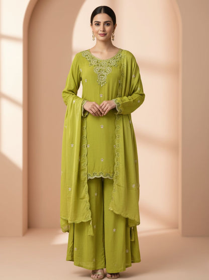Gaurisha Citron Work Suit Set