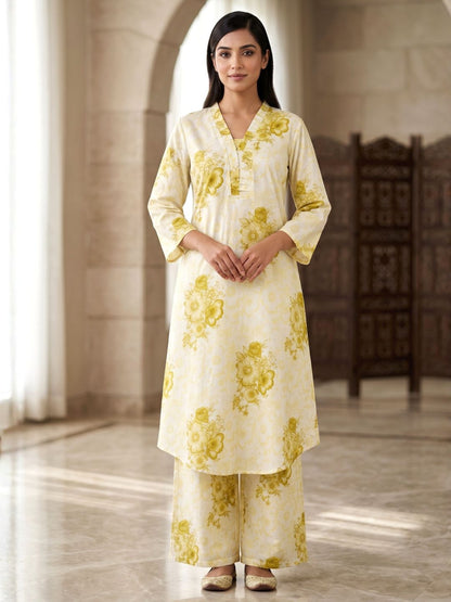 Vanya Daffodil Cotton Co-ord Set