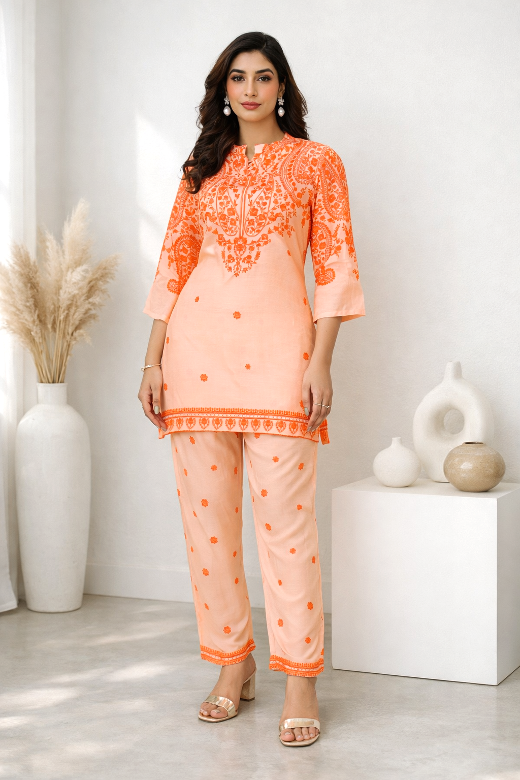 RAAGVI SCARLET COTTON Co-Ord SET