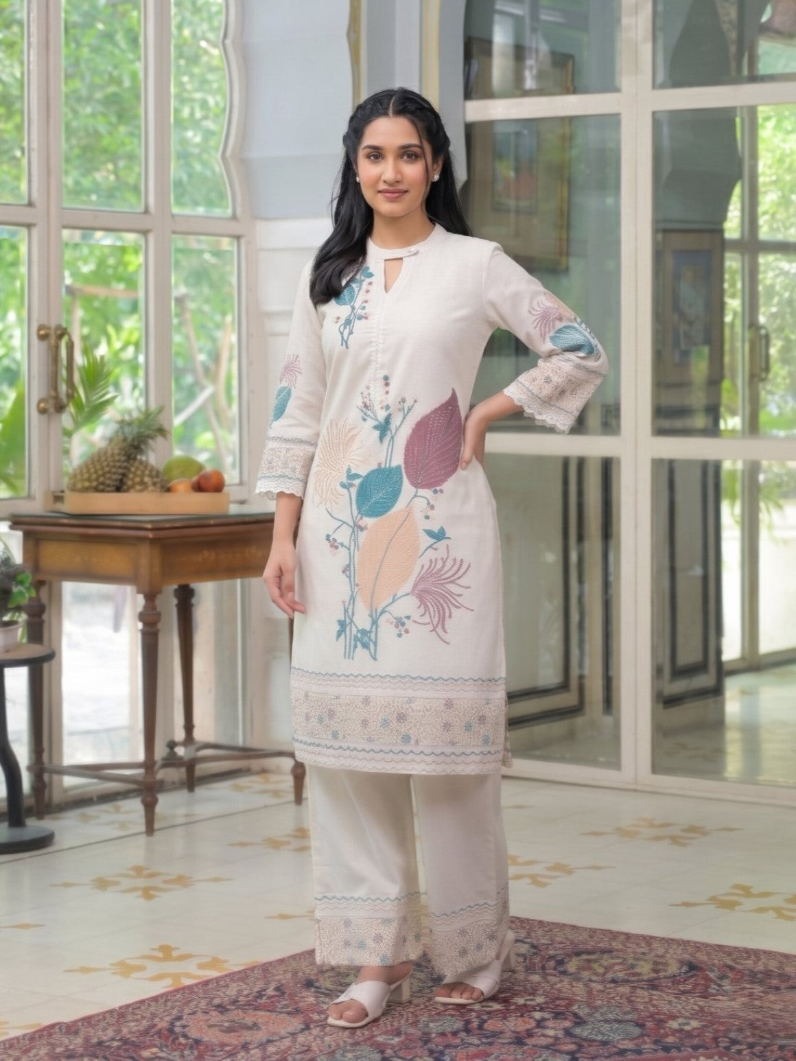 Dagdai cosmos cotton co-or set