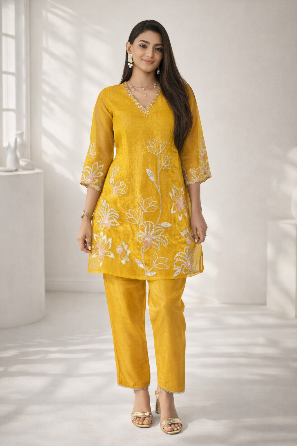Anumeha Maze full work co-ord set