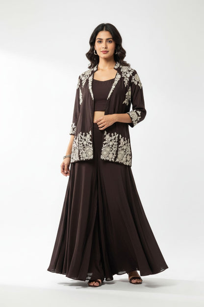 Rasā Jade Handwork Luxury Fusion Wear Set