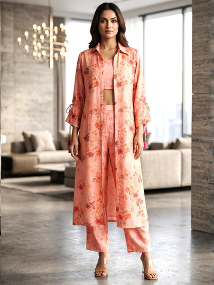 Wera Flamingo Cotton 3 pc Co-ord Set